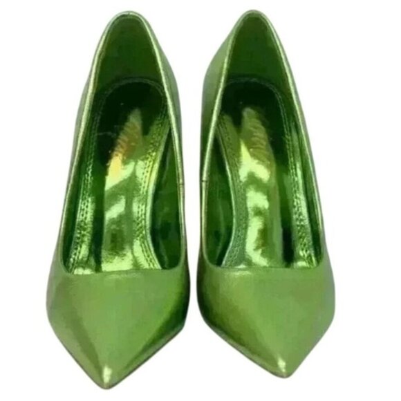 Liliana Shoes - LILIANA / Kimye-99 / Metallic Green / Pointed-Toe High / Heels / Stilettos Women